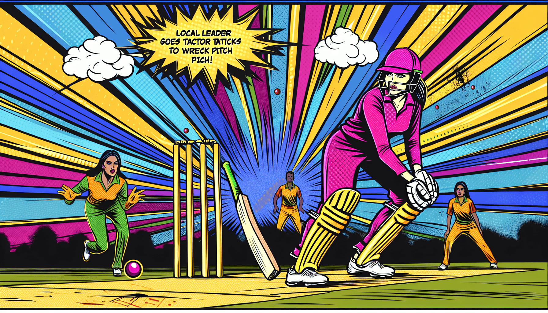 Local Leader Goes Full On 'Tractor Tactics' to Wreck Pitch!